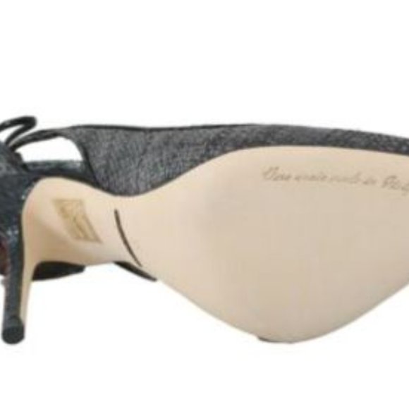 Authentic Dolce & Gabbana straw tassel Pom pom pumps - Picture 3 of 9